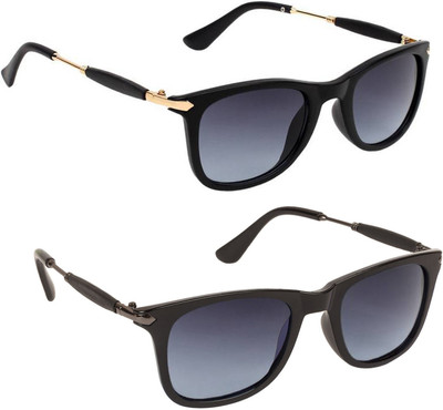 Gansta Wayfarer Sunglasses(Black)