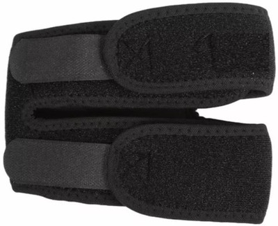 

CGT Knee Support Patella Brace Strap Belt Adjustable Padded Elastic Knee Pads Knee, Calf & Thigh Support (, Black