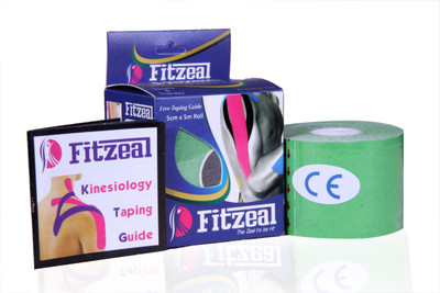 Fitzeal Blue Kinesiology Tape Injury Tape(Green)