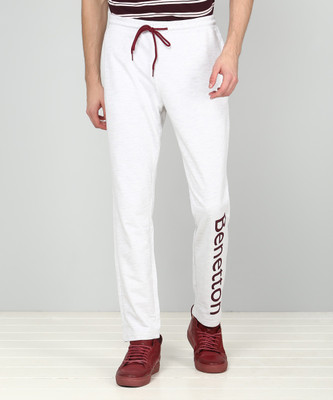 United Colors of Benetton Solid Men Grey Track Pants