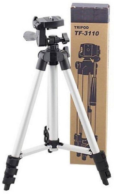 

BIRATTY Tripod-3110 40.2 Inch Portable Camera Tripod With Three-Dimensional Head & Quick Release Plate Tripod Monopod(Silver, Supports Up to 1500)