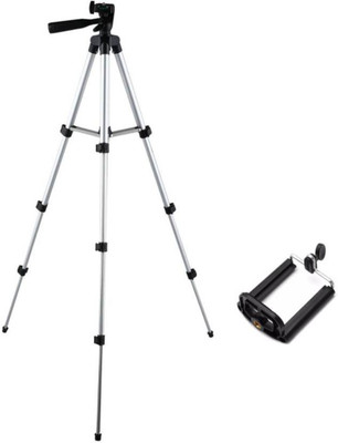

BUYWELL Universal Flexible 3110 Tripod With 3-Way for Digital Camera Video Camcorder Tripod Kit(Silver, Supports Up to 1500)