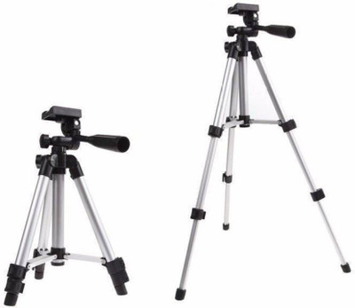 

MobFest 3110 Portable Tripod(Silver, Supports Up to 1000)