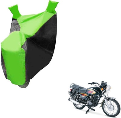 NIKS Two Wheeler Cover for TVS(Max 4R, Black, Green)