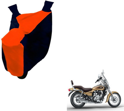 NIKS Two Wheeler Cover for Bajaj(Avenger, Black, Orange)
