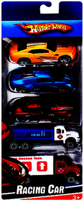 

Krireen Wonder Wheels Set of 5 Model Cars (Multi Colour)(Multicolor)