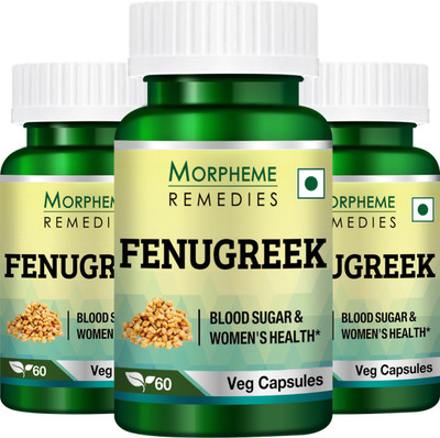 

Morpheme Remedies Fenugreek 500 mg (Pack of 3)(180 No)
