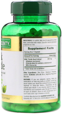

Nature's Bounty Nature's Bounty, Milk Thistle(200 No)