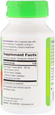 

Nature's Way Nature's Way, Garden Veggies, 60 Vegetarian Capsules(60 No)