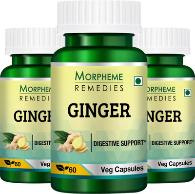 

Morpheme Remedies Ginger Extract 500 mg (Pack Of 3)(180 No)