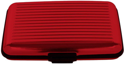 

Three Secondz Men Red Plastic Card Holder(8 Card Slots)