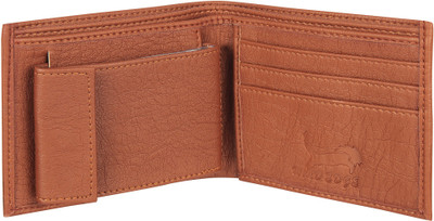 Wildedge Men Tan Artificial Leather Wallet(9 Card Slots)