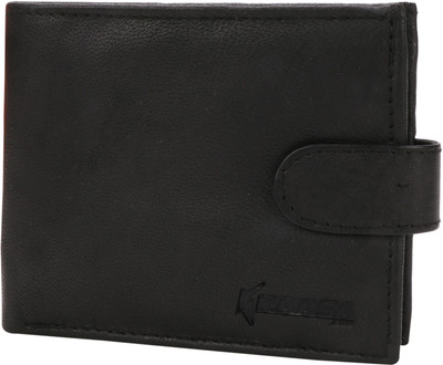 

Kraasa Men Formal Black Genuine Leather Wallet(5 Card Slots)