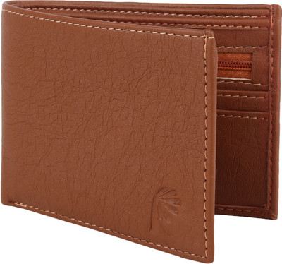 

Rosset Men Formal Tan Artificial Leather Wallet(9 Card Slots)