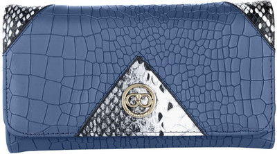 

Gio Collection Women Blue Artificial Leather Wallet(6 Card Slots)