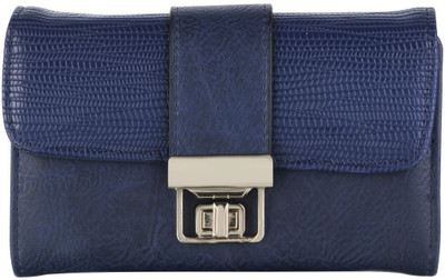 

Gio Collection Women Blue Artificial Leather Wallet(4 Card Slots)