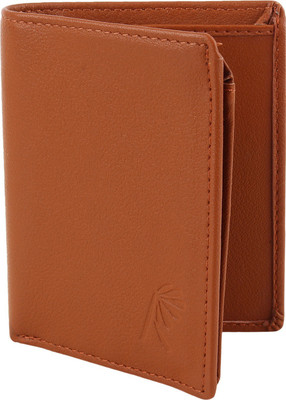 

R Men Casual Tan Artificial Leather Wallet(5 Card Slots)