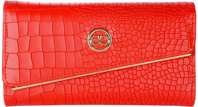 

Gio Collection Women Casual Red Artificial Leather Wallet(6 Card Slots)