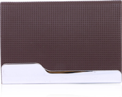 

Kambojson Men Multicolor Plastic Card Holder(1 Card Slot), Brown