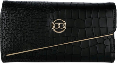 

Gio Collection Women Black Artificial Leather Wallet(6 Card Slots)
