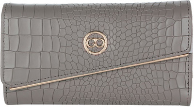 

Gio Collection Women Grey Artificial Leather Wallet(6 Card Slots)