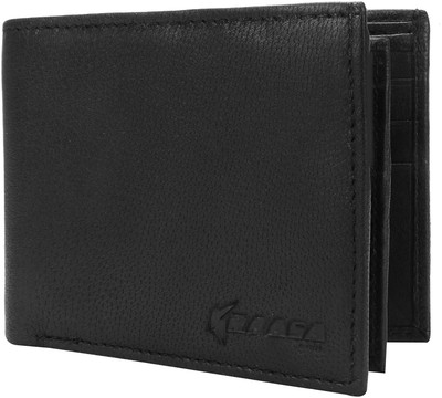 

Kraasa Men Formal Black Genuine Leather Wallet(4 Card Slots)
