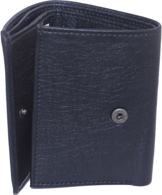 

Just Click Men Casual Black Artificial Leather Wallet(7 Card Slots)