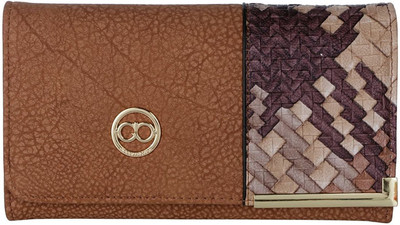 

Gio Collection Women Brown Artificial Leather Wallet(6 Card Slots)
