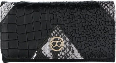 

Gio Collection Women Black Artificial Leather Wallet(6 Card Slots)