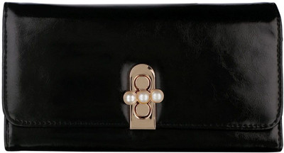 

Gio Collection Women Black Artificial Leather Wallet(2 Card Slots)