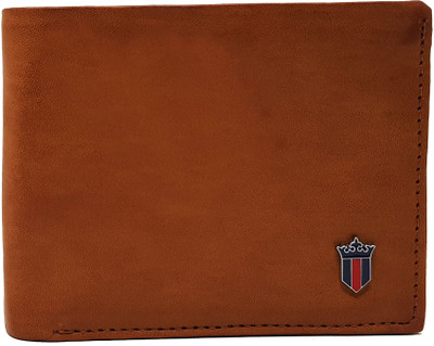 

Wildmount Men Tan Genuine Leather Wallet(3 Card Slots)