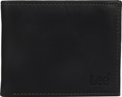 

Lee Men Casual Black Genuine Leather Wallet(6 Card Slots)