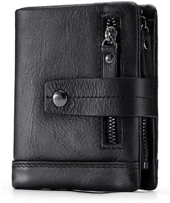 

SPL Men Black Genuine Leather Wallet(12 Card Slots)