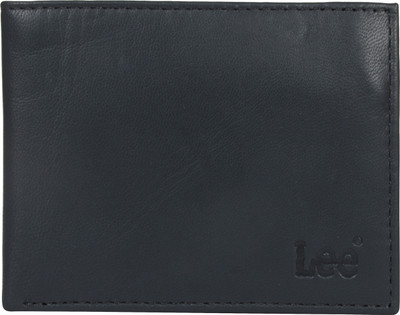 

Lee Men Formal Black Genuine Leather Wallet(8 Card Slots), Navy