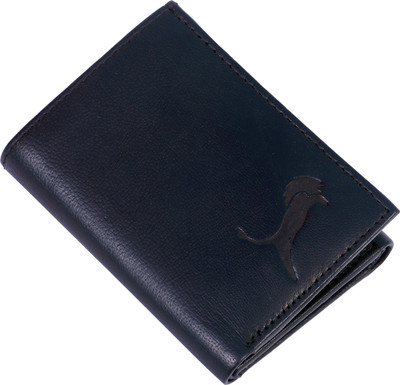 

wild edge Men Black Artificial Leather Wallet(6 Card Slots)