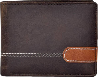 

TWINSTAR Men Brown Artificial Leather Wallet(6 Card Slots)