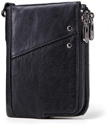 

SPL Men Black Genuine Leather Wallet(13 Card Slots)