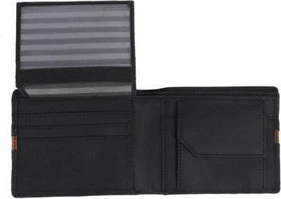 

SHAR Men Casual Black Artificial Leather Wallet(7 Card Slots), Multicolor