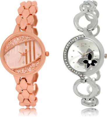 

The Shopoholic Stylist Designer Combo Pack 2 Rose Gold And Silver Dial Analog Watch For Girls Girls Watch Stylish Watch - For Women