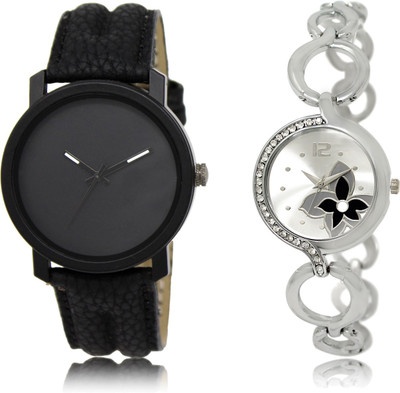 

The Shopoholic Stylist Designer Combo Pack 2 Black And Silver Dial Analog Watch For Boys And Girls Mens Watches Stylish Watch - For Men & Women