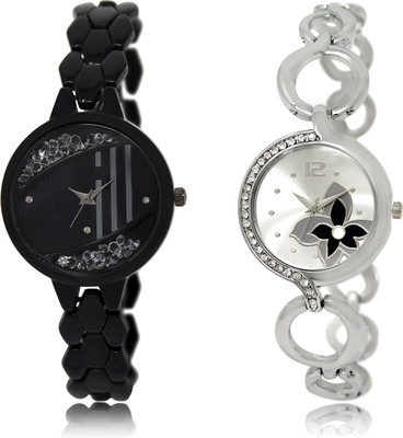 

The Shopoholic New Collection Black And Silver Dial Analog Watch For Girls Watches For Girls Stylish Watch - For Women