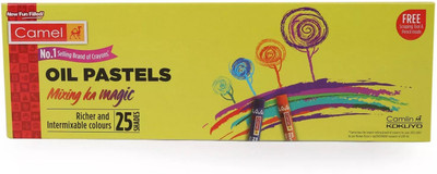 

Camel Oil Pastels 25 Shades with Drawing Pencil