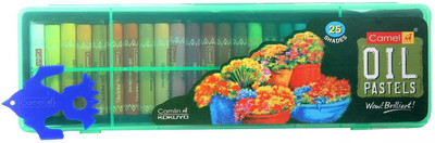 

Camel Oil Pastels 25 Shades Reusable Pack