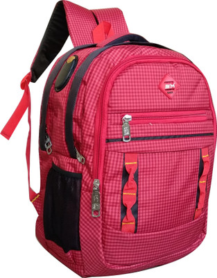 

SM 15.6 inch laptop Durable 30 Backpack(Pink), Red
