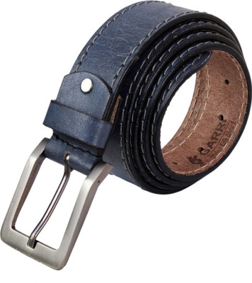 

Garri Men Casual Tan Genuine Leather Belt, Blue