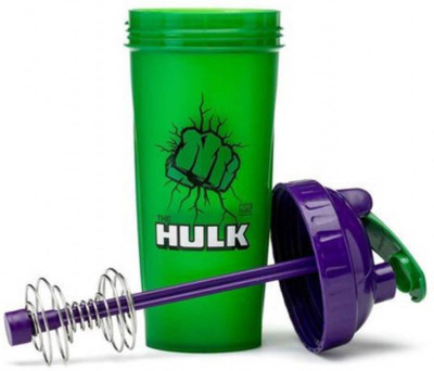 

Shivonic Leak Free Gym Shaker With SuperHero Bottle 700ml (HULK) 700 Shaker(Pack of 1, Blue)