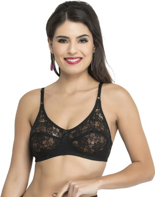Docare Women Full Coverage Non Padded Bra(Black)