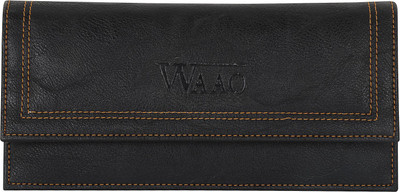 

WAAO Casual Black Clutch