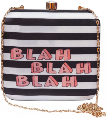 

sugarcrush Party, Casual Black, White, Pink Clutch, Black;pink;white