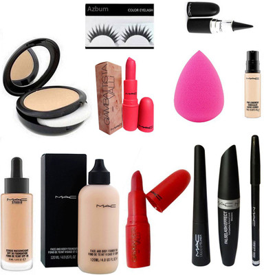 

Azbum Combo of Make-up professional kit (set of 12)(Set of 12)